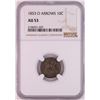 Image 1 : 1853-O Arrows Seated Liberty Half Dime Coin NGC AU53