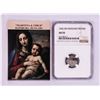 Image 1 : 1542 KB Hungary Denar 'Madonna and Child' Coin NGC AU55 w/ Story Box