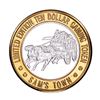 Image 1 : .999 Silver Sam's Town Las Vegas, Nevada $10 Limited Edition Casino Gaming Token