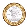 Image 2 : .999 Silver Sam's Town Las Vegas, Nevada $10 Limited Edition Casino Gaming Token