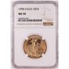 Image 1 : 1998 $25 American Gold Eagle Coin NGC MS70