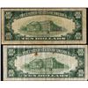 Image 2 : Lot of (2) 1934A $10 North Africa WWII Emergency Issue Silver Certificate Notes