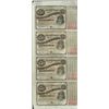 Image 1 : Uncut Sheet of (4) State of Louisiana Baby Bond Obsolete Notes