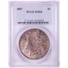 Image 1 : 1887 $1 Morgan Silver Dollar Coin PCGS MS64