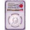1988 $1 Proof Canada Saint-Maurice Ironworks Silver Dollar Coin NGC PF70 Ultra Cameo