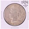 1934-S $1 Peace Silver Dollar Coin