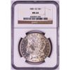 1881-CC $1 Morgan Silver Dollar Coin NGC MS64