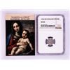 1544 KB Hungary Denar 'Madonna and Child' Coin NGC XF45 w/ Story Box