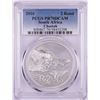 2016 Proof South Africa 2 Rand Cheetah Silver Coin PCGS PR70DCAM
