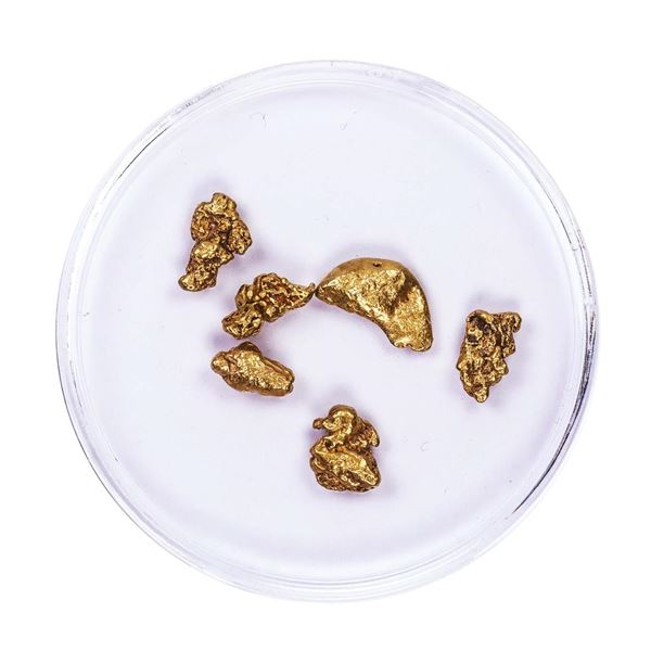 Lot of Gold Nuggets 3.29 grams Total Weight