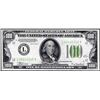 Image 1 : 1934 $100 Federal Reserve Note San Francisco Light Green Seal