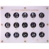 Image 1 : 1950-1964 Proof Washington Quarter Coins in Capitol Plastic Holder