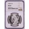 Image 1 : 1878-S $1 Morgan Silver Dollar Coin NGC MS64