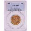 1887-S $10 Liberty Head Eagle Gold Coin PCGS MS63