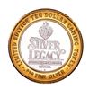 Image 2 : .999 Silver Silver Legacy Reno, Nevada $10 Casino Limited Edition Gaming Token
