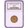 1834 Plain 4 Classic $5 Head Half Eagle Gold Coin NGC VF35