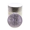 Roll of (20) Brilliant Uncirculated 2002 $1 American Silver Eagle Coins