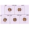 Lot of (5) 1998 $5 American Gold Eagle Coins