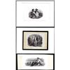 Lot of (3) 1800's Vignette from Original Proof Plates