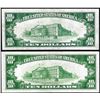Image 2 : Lot of (2) 1934 & 1934A $10 Federal Reserve Notes Boston