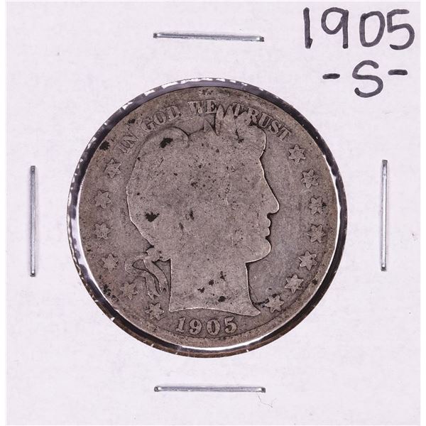 1905-S Barber Half Dollar Coin