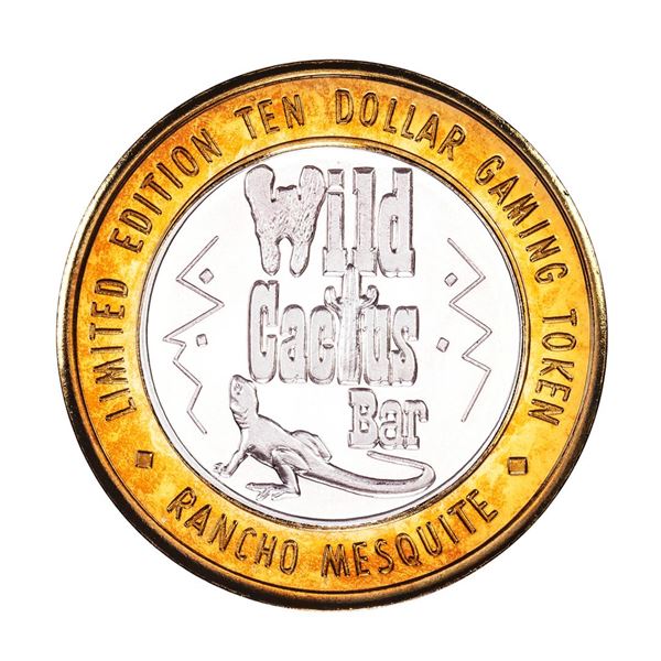 .999 Silver Rancho Mesquite Casino Nevada $10 Casino Limited Edition Gaming Token