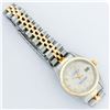 Image 6 : Rolex Ladies Two Tone Silver Diamond Datejust Wristwatch