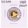 1988 China 1/20 oz Gold 5 Yuan Panda Coin