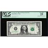 1988A $1 Federal Reserve STAR Note Mismatched Serial Number ERROR PCGS Very Fine 25