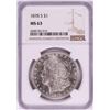 1878-S $1 Morgan Silver Dollar Coin NGC MS63