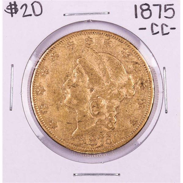 1875-CC $20 Liberty Head Double Eagle Gold Coin