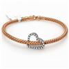Image 1 : Bangle 0.30 ctw Diamond 14K 2tone Gold Fine Jewelry