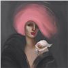 Image 2 : Victoria Montesinos, Original Oil Painting on Canvas (30" x 40"), Hand Signed with Letter of Authent
