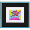 Image 2 : Peter Max- Original Lithograph "FLOWERS JUMPER OVER SUNRISE "