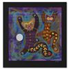 Image 1 : Lu Hong, "Kitty Camp Playmates (Black)" Limited Edition Serigraph, Numbered and Hand Signed with Let