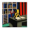 Image 1 : Mark Kostabi, "Useless Knowledge" Limited Edition Serigraph, Numbered and Hand Signed with Certifica