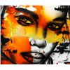Image 2 : Hen Maman- Original Painting with Alcohol ink, acrylic, and epoxy rasin on Canvas "Eva"
