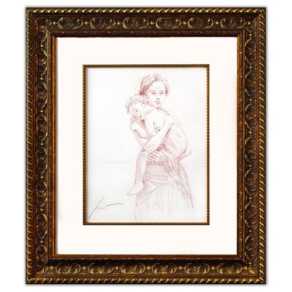 Pino (1939-2010)- Original Drawing on Paper "Untitled"