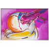 Image 2 : Peter Max- Original Mixed Media "I Love the World"