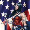 Image 2 : "Wonder Woman Patriotic" Numbered Limited Edition Giclee from DC Comics and Jenny Frison with Certif