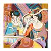 Image 1 : Isaac Maimon, "Special Encounters" Original Acrylic Painting, Hand Signed with Certificate of Authen