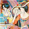 Image 2 : Isaac Maimon, "Special Encounters" Original Acrylic Painting, Hand Signed with Certificate of Authen