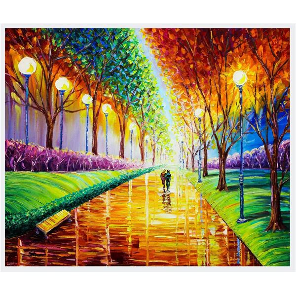 Svyatoslav Shyrochuk- Original Oil on Canvas "Love Protects"