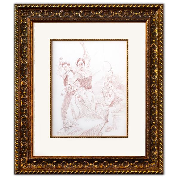 Pino (1939-2010)- Original Drawing on Paper "Untitled"