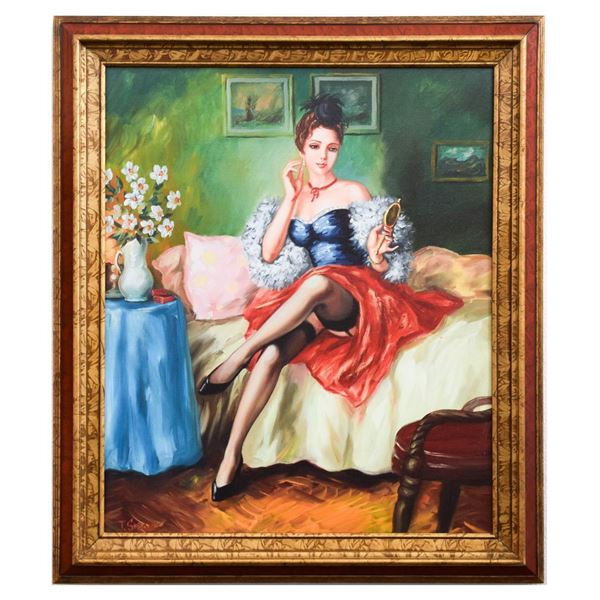 Taras Sidan- Original Giclee on Canvas "Before The Date"