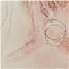 Image 2 : Charles Lynn Bragg, "Lisa" Original Conte Drawing, Hand Signed with Letter of Authenticity