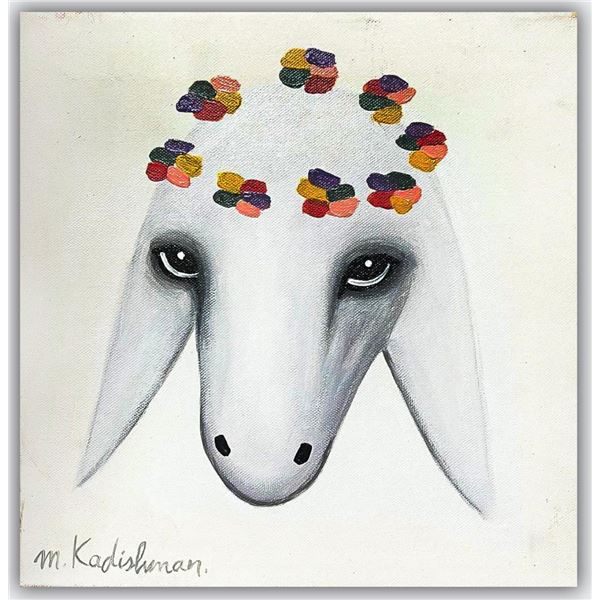 Menashe Kadishman- Original Acrylic on Canvas "Untitled"