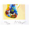 Image 3 : Peter Max- Original Lithograph "ROCK N ROLL GUITAR I"