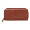 Image 1 : Chanel Red Leather Zippy Wallet
