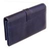 Image 3 : Yves Saint Laurent Purple Leather Flap Wallet